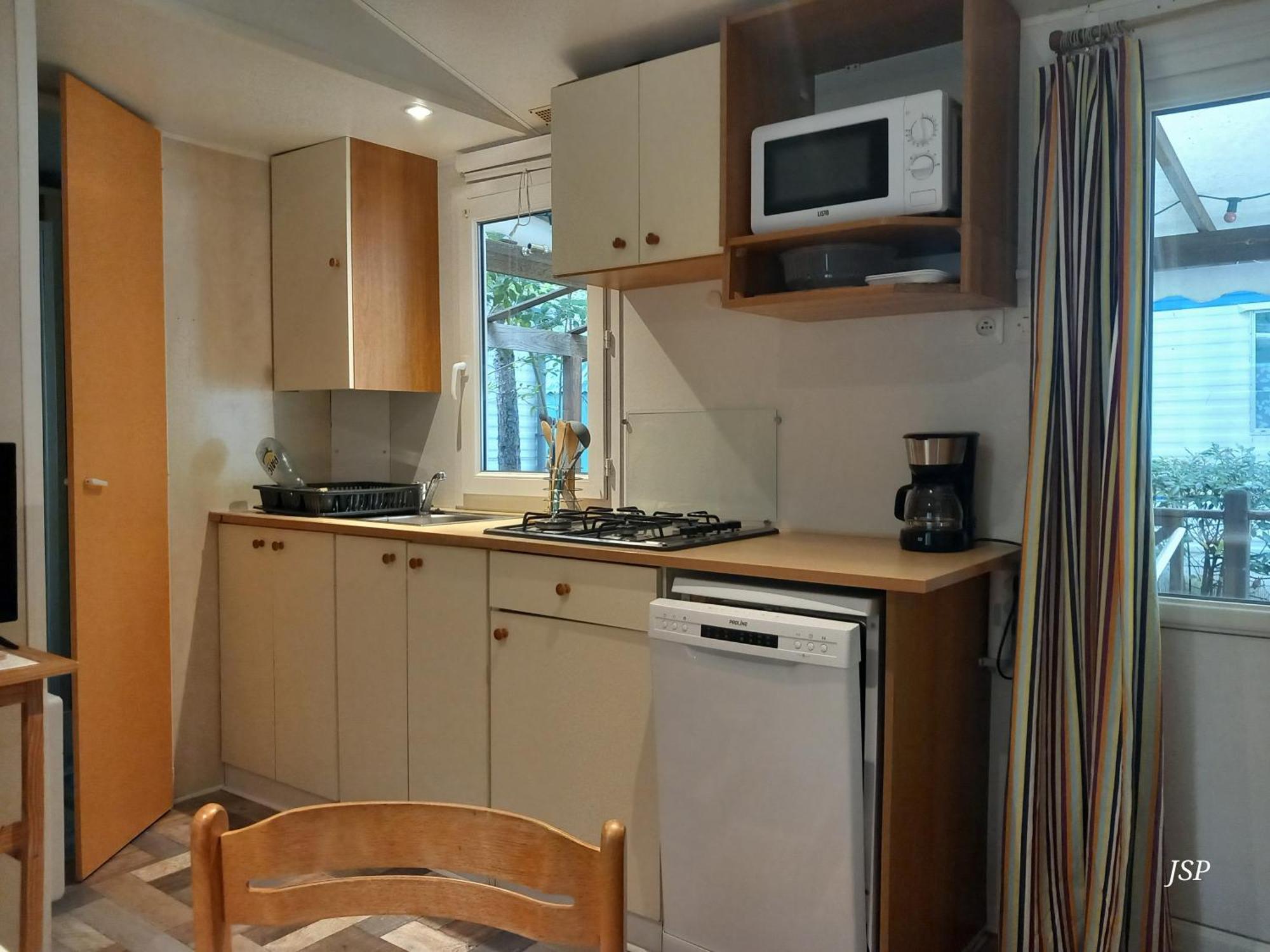 Mobilhome Les Volets Bleus Vaudreuille Exteriér fotografie